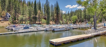 Cozy forest chalet with free WiFi, wood fireplace, pool, golf & beach access