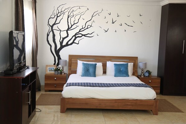 Premium bedding, down duvets, Select Comfort beds