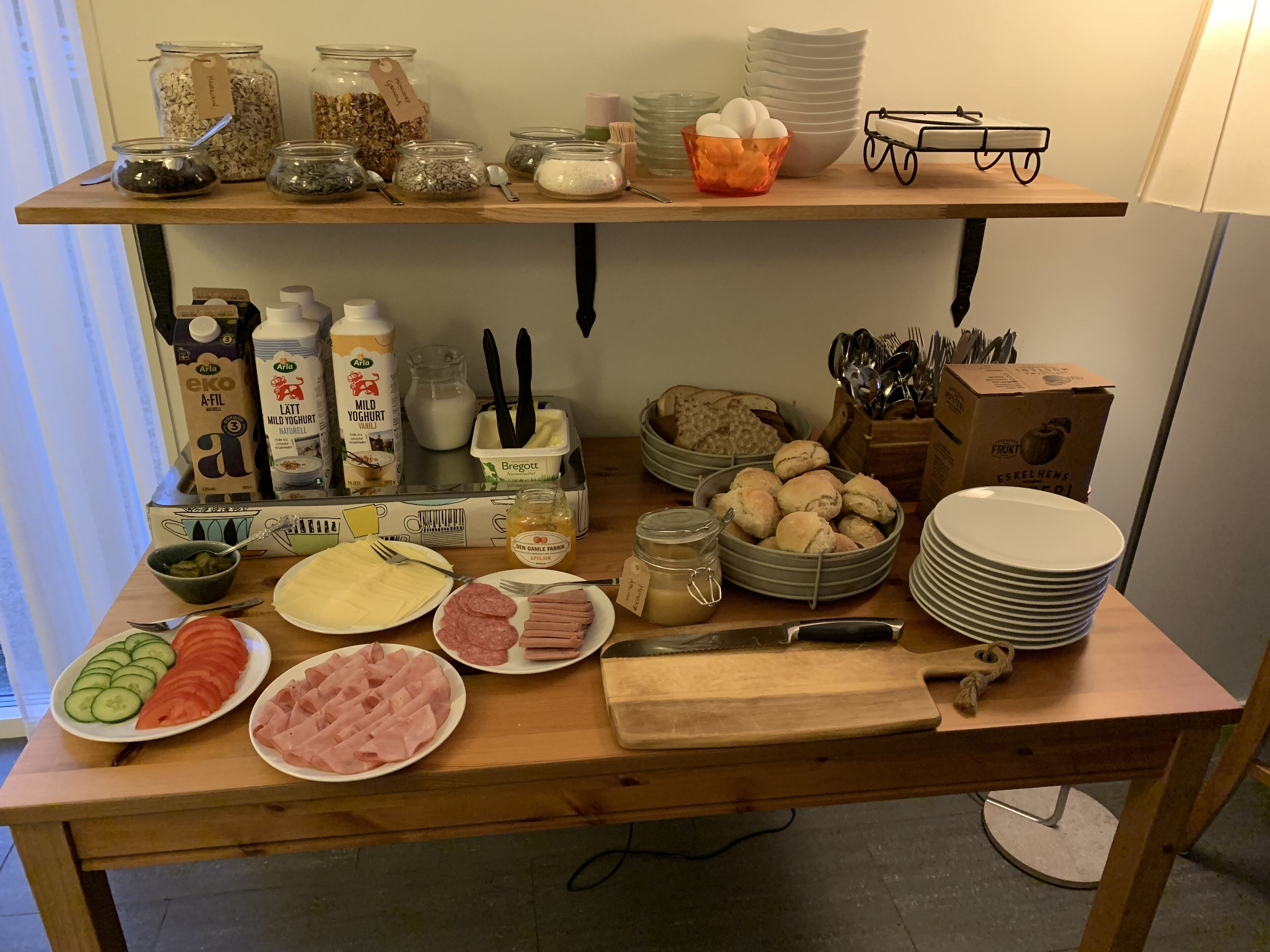 Colazione da portar via a pagamento, servita tutte le mattine 