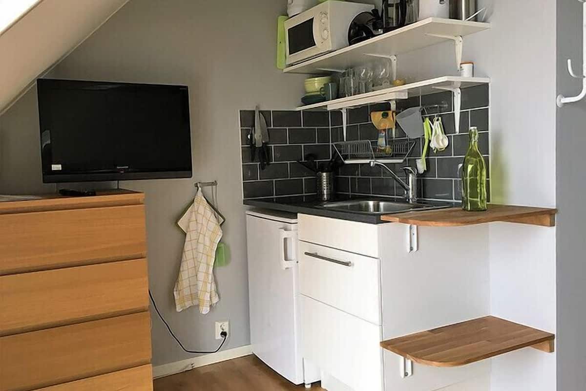 studio small | private kitchen | fridge, microwave, stovetop, electric kettle