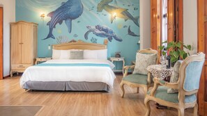 Quarto superluxo | Roupas de cama premium, edredons de pluma, camas Select Comfort