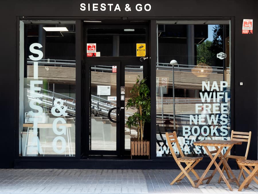 Voorkant van accommodatie