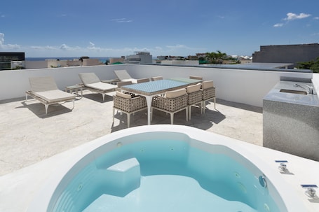 Terraza o patio. Antera Hotel & Residences