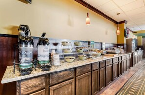 Free daily on-the-go breakfast