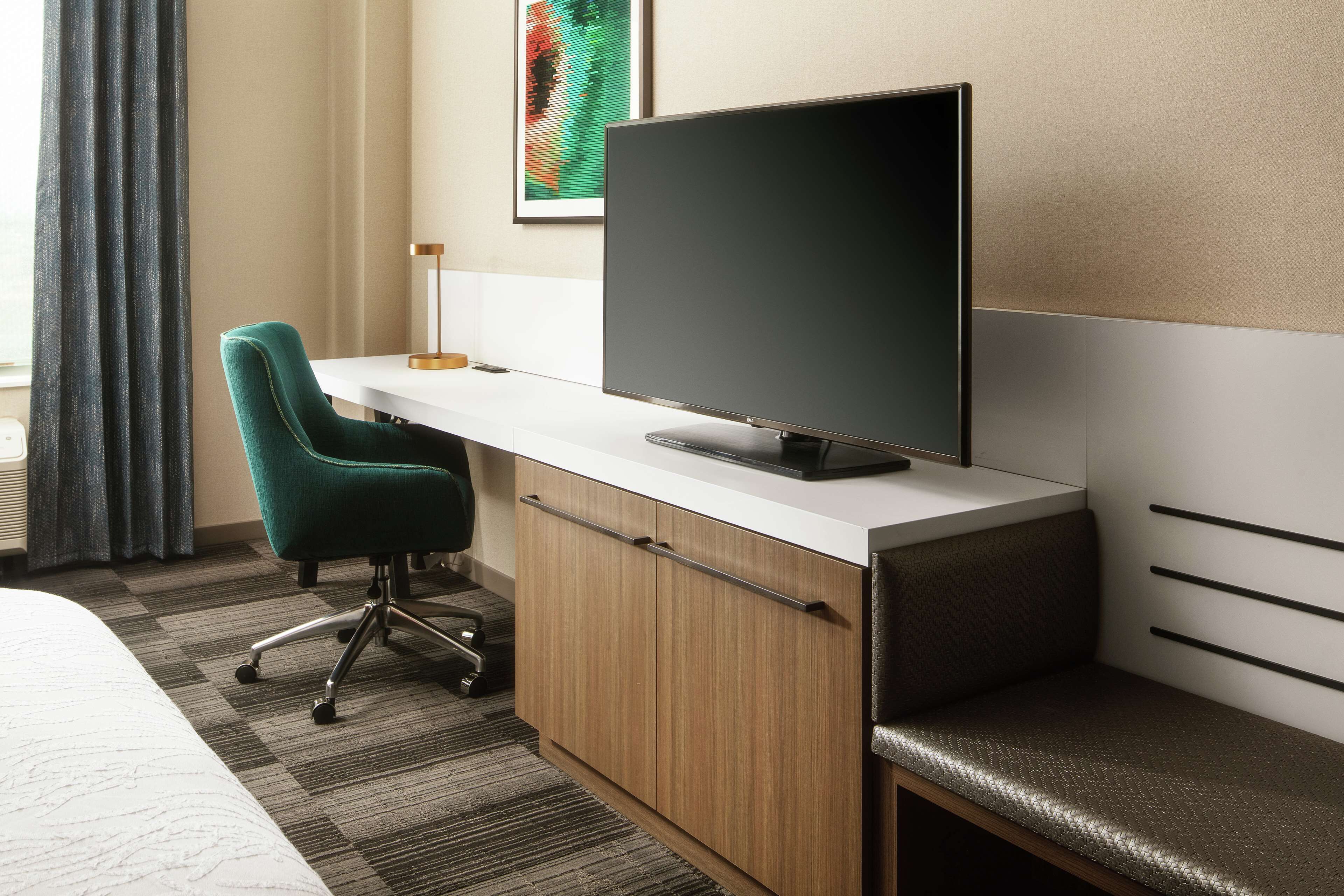 room, 1 king bed | desk, laptop workspace, blackout curtains, soundproofing