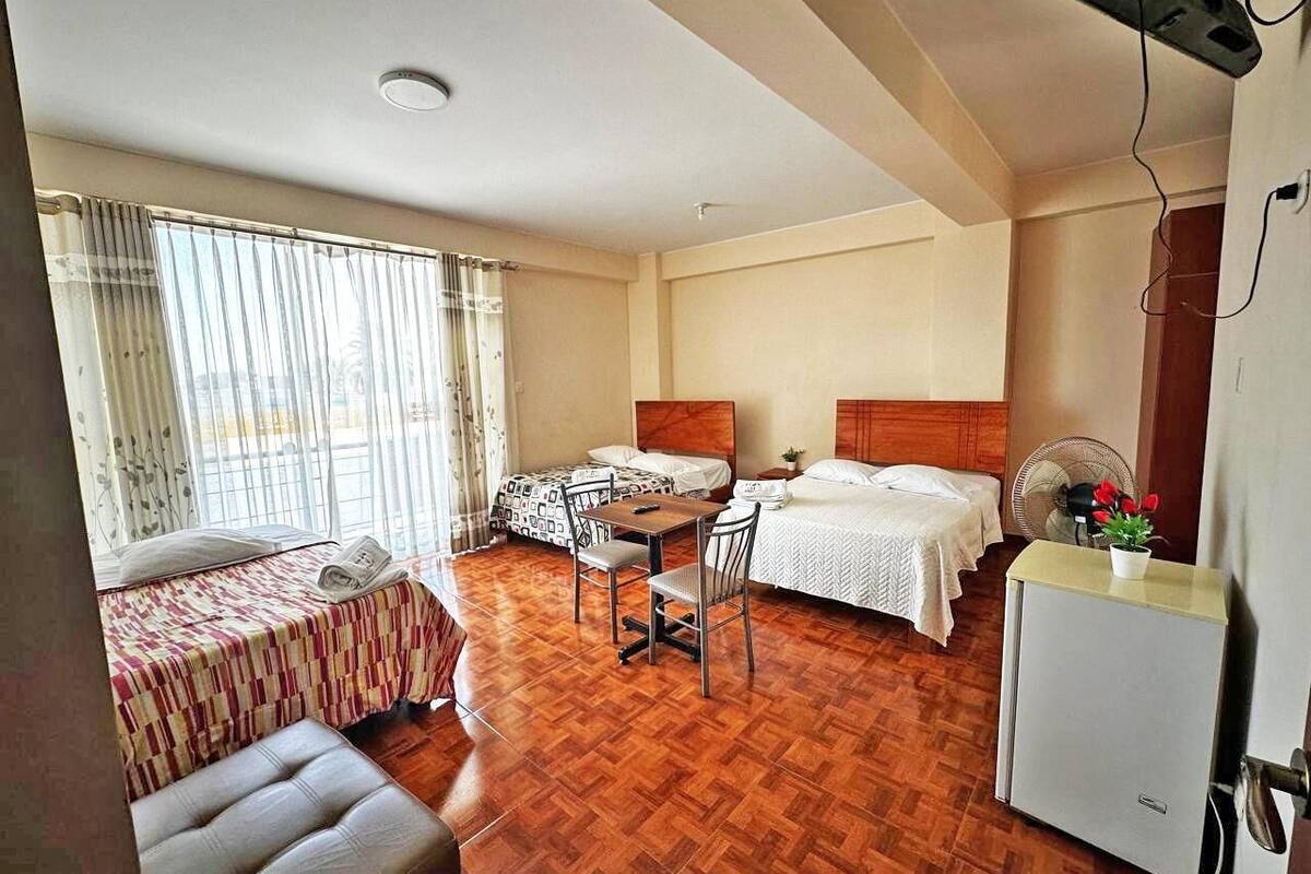 triple room, multiple beds | iron/ironing board, free wifi, bed sheets