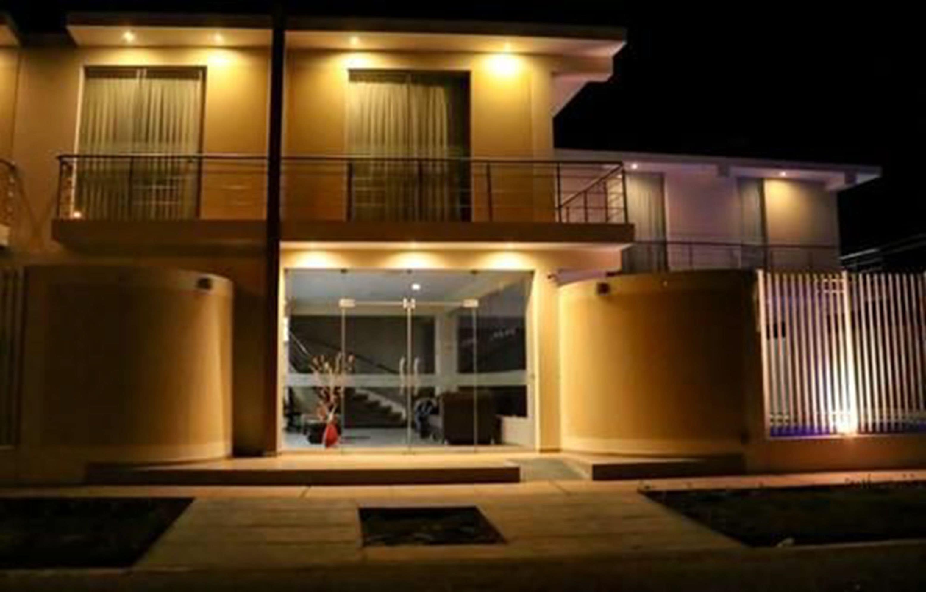 Front of property – evening/night