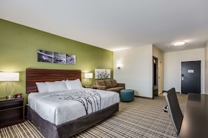 Premium bedding, desk, laptop workspace, blackout curtains - Sleep Inn & Suites Yukon Oklahoma City (Yukon)