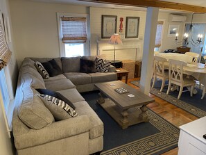 Smart TV, DVD player, books, music library