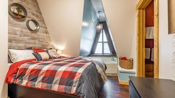 2 chambres, fer et planche Ă repasser, Wi-Fi gratuit, draps fournis