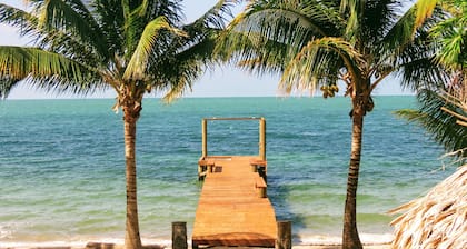 Villa Rising Sun Beachfront with Private Beach Bar & Dock