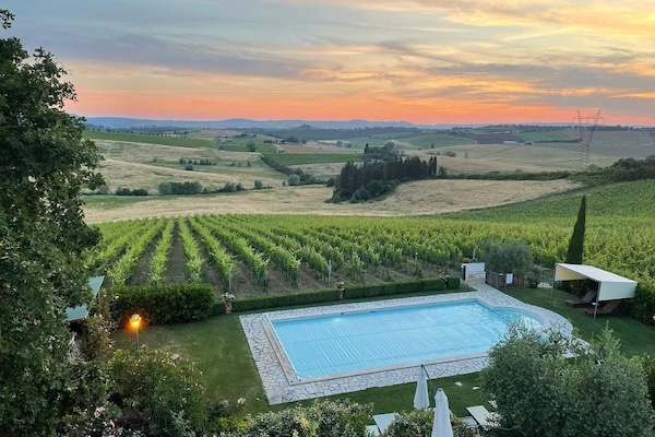 La Torretta suite - The view from sitting room