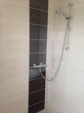 Shower, hair dryer