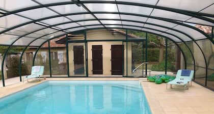 Casa rural de 3 dormitorios con piscina privada cerca de Bergerac, Dordoña