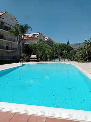 Pool - D63 Bilo De Luxe 4 beds in residence with swimming pool, tennis court  (Calatabiano)