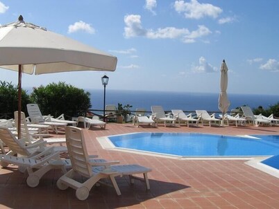 Apartment with stunning views over Tropea & great infinity pool
