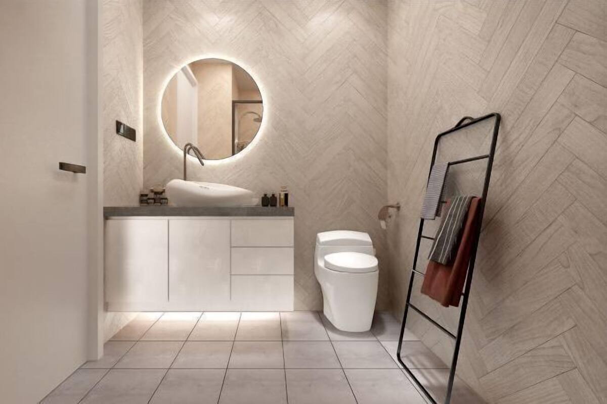Bathroom | Shower, designer toiletries, hair dryer, bathrobes