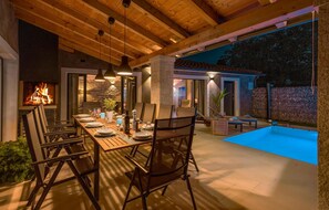 Outdoor dining - Beautiful home in Barban with sauna (Barban)