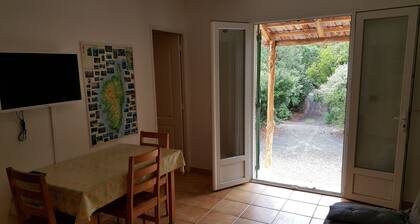 Near Sea and Mountain