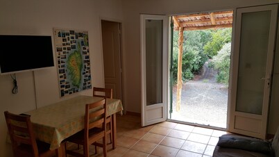 Near Sea and Mountain