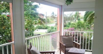 Apartment F3 Trois Ilets in quiet Residence in lanse à l'âne 750m / sea