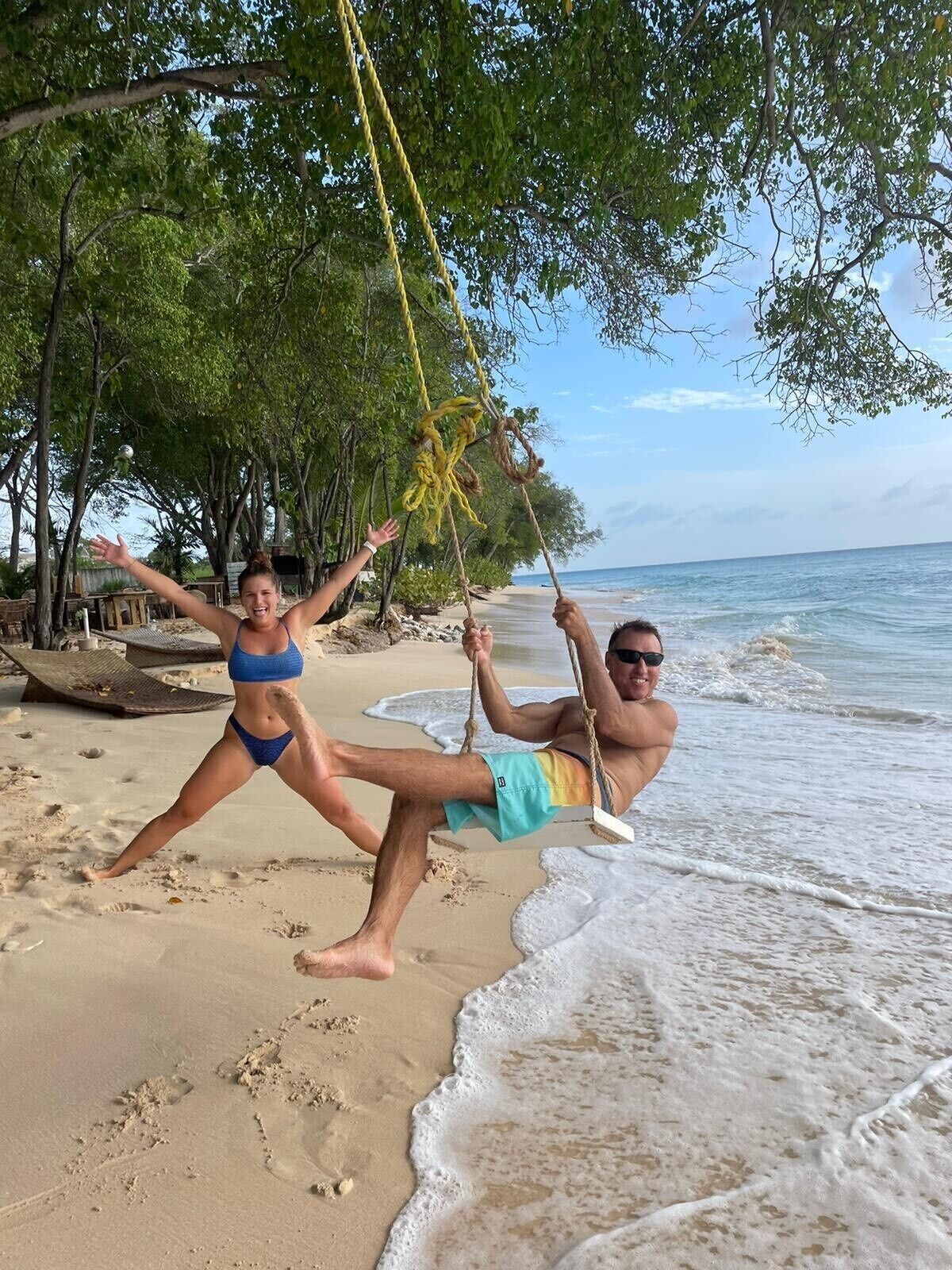 Am Strand, Strandtücher