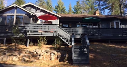 Private hiking trail. Enjoy the ADK splendor. Pet Friendly. Ranch Home. WiFi
