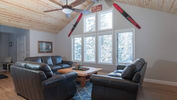 Télévision, cheminée