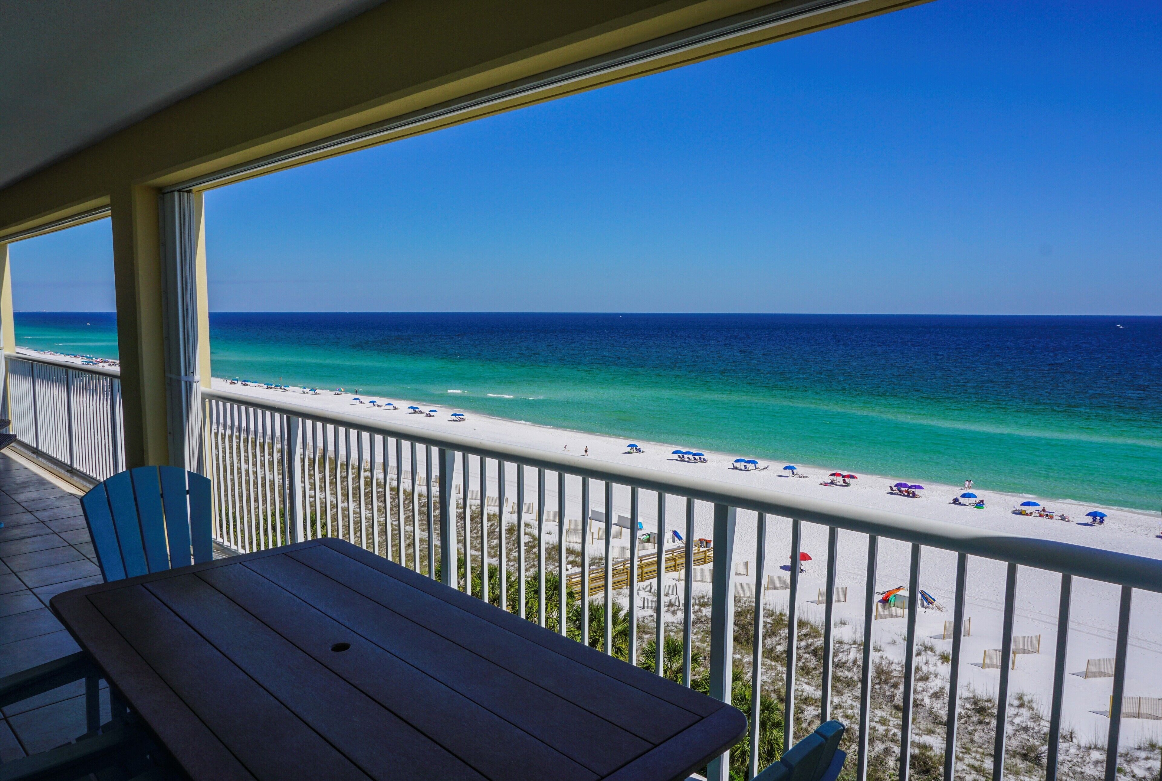 Eat your meals on the balcony while watching the dolphins swim by.