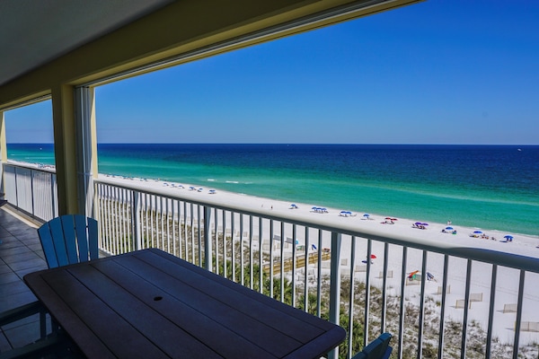 Eat your meals on the balcony while watching the dolphins swim by.