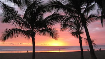 Aan het strand