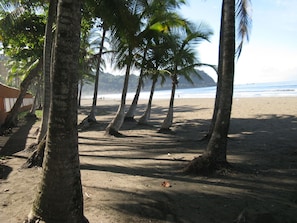 On the beach