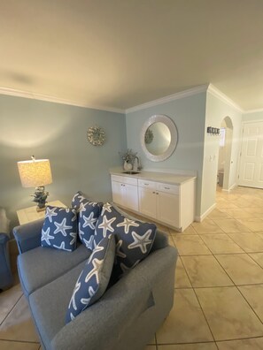 Smart TV, DVD player, books