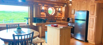 Perfect for Couples Or Families Up To 4 In Lovely Two Story Log Home 