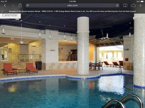 Indoor pool, outdoor pool
