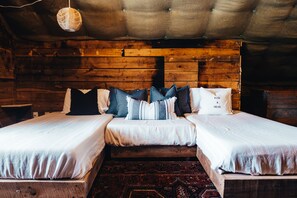 2 bedrooms, in-room safe, iron/ironing board, WiFi