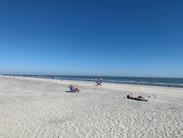 On the beach