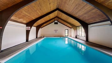 Indoor pool, a heated pool