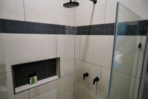 Shower, hair dryer, towels - Newly Renovated Cabo Marina Waterfront unit, Rooftop Pool (Cabo San Lucas)