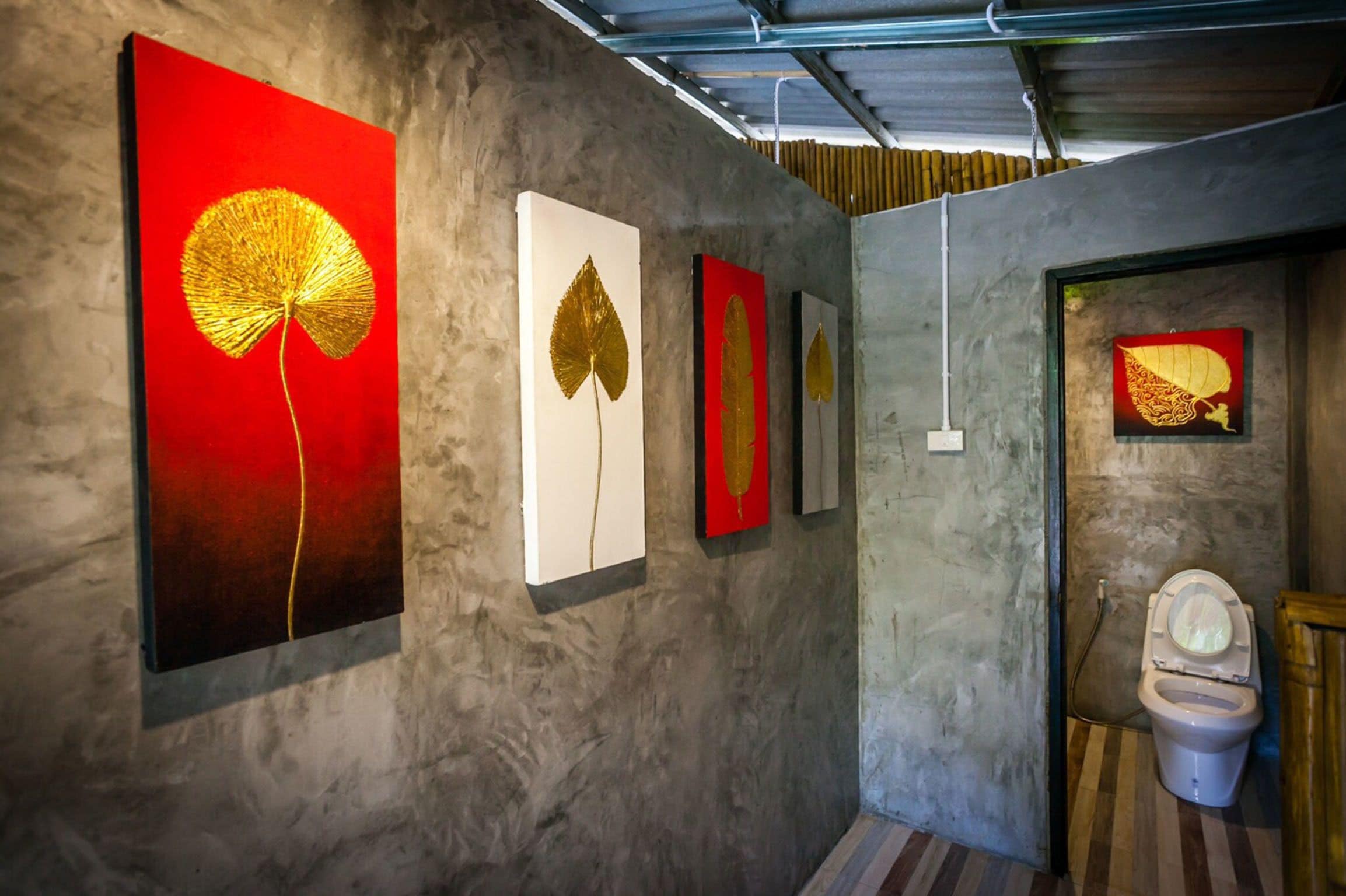 deluxe room | bathroom | shower, rainfall showerhead, free toiletries, bidet