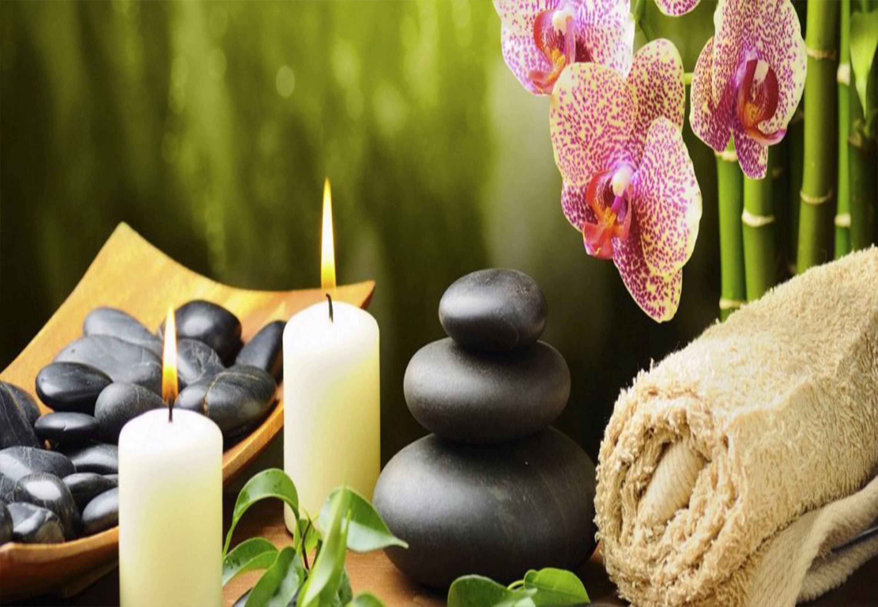 hot stone massages, thai massages, 2 treatment rooms