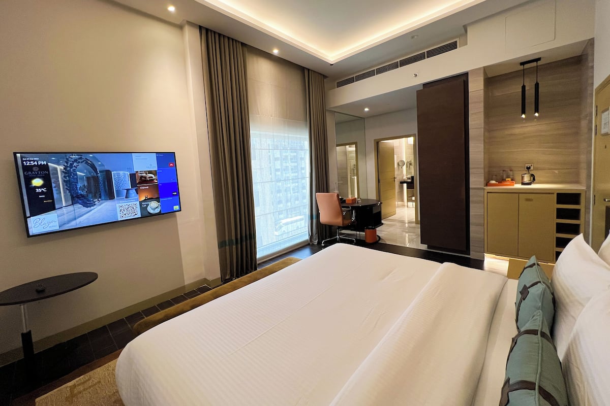 Klassieke kamer, 1 kingsize bed | Luxe beddengoed, Select Comfort-bedden, een minibar