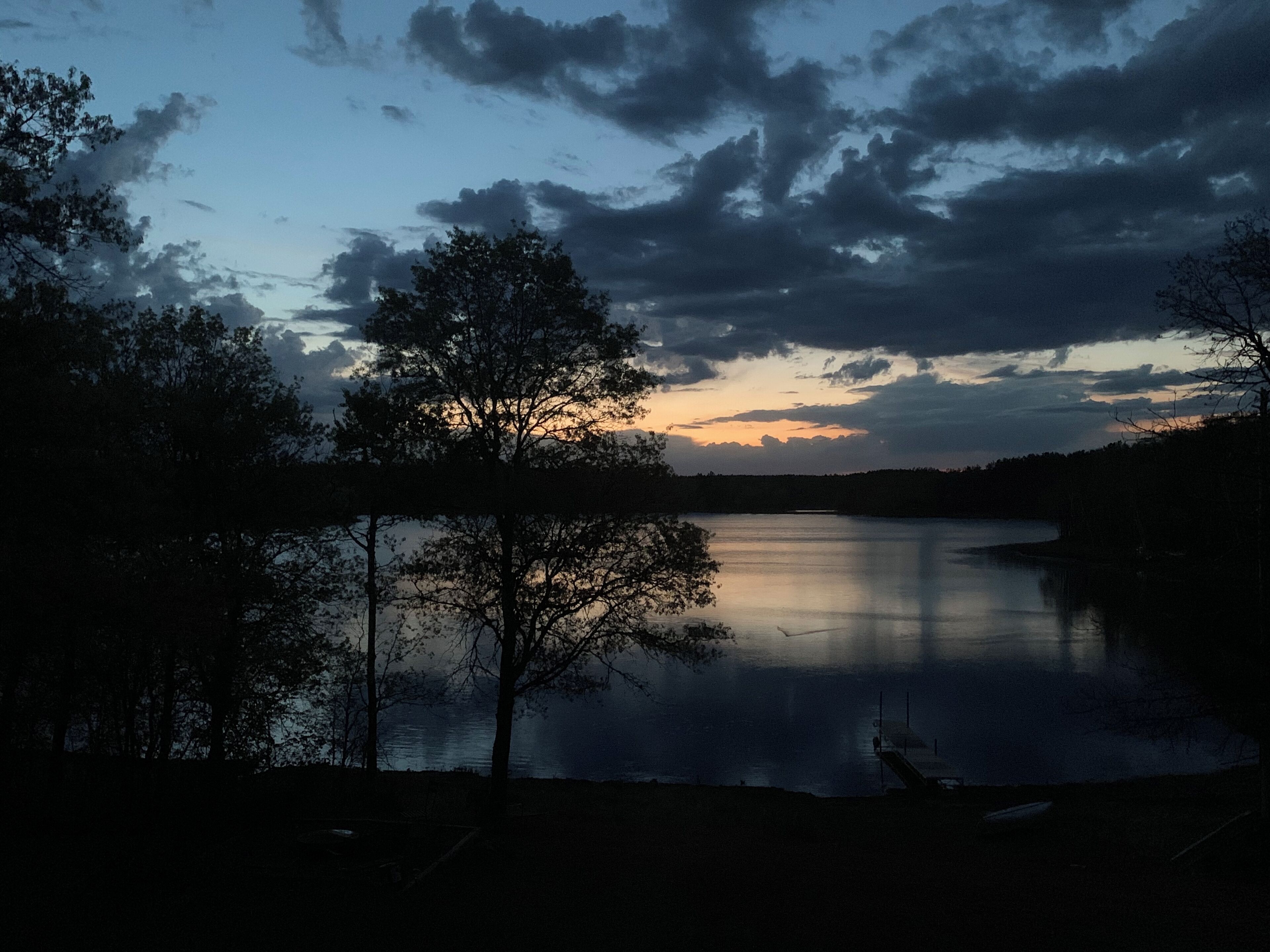 Cozy, private cabin on lake with pontoon and 38 acres, Gordon, WI