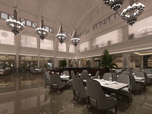 Sitteområde i lobbyen