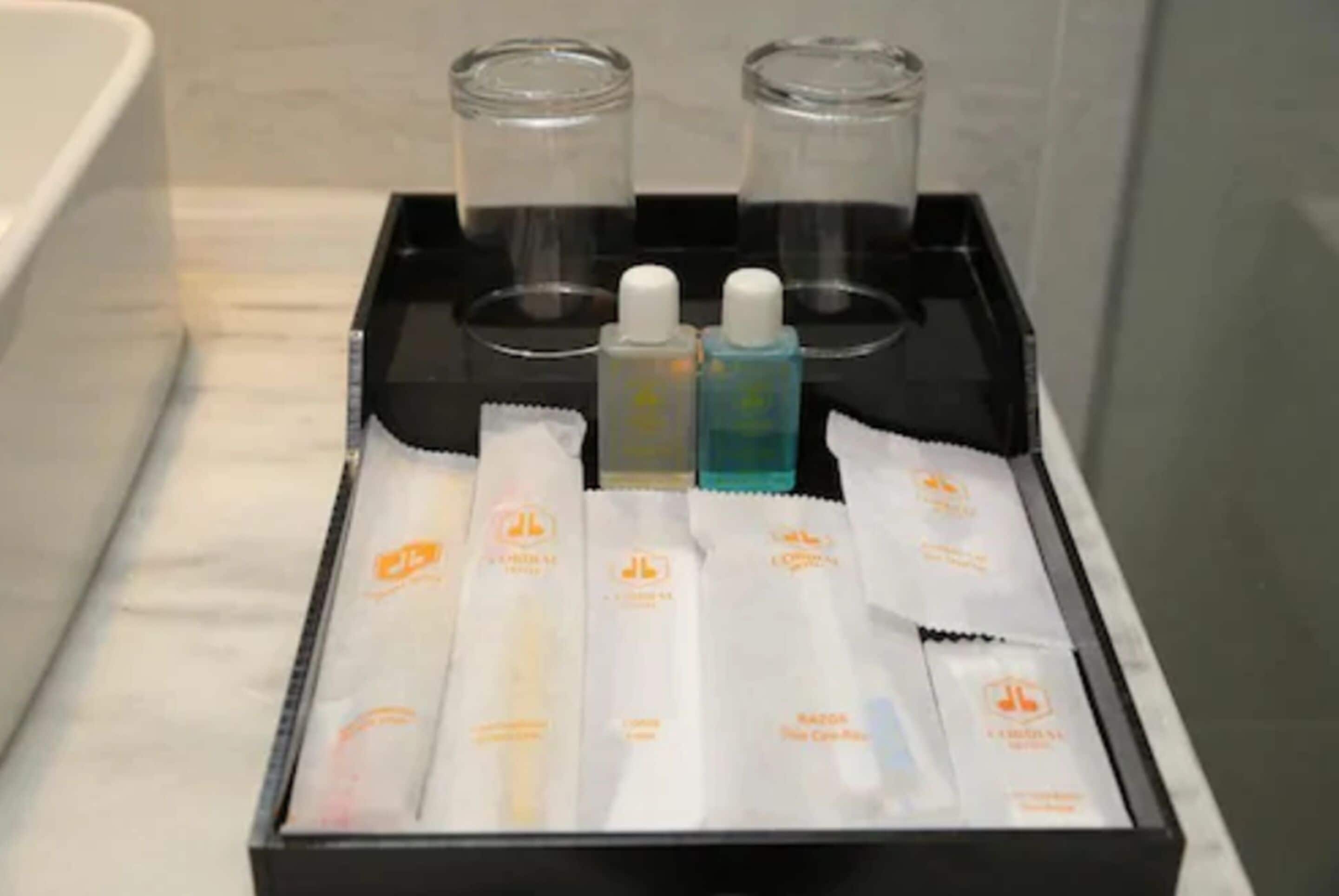 separate bathtub and shower, free toiletries, hair dryer, dressing gowns