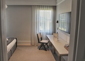 Hotel Room King | Premium bedding, individually decorated, individually furnished, desk
