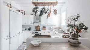 Villa, 4 Bedrooms, Private Pool | Private kitchen | Coffee/tea maker, full-size fridge, oven, stovetop - Villa Nancy by The Pearls Collection (Mykonos)