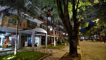 Front of property - evening/night