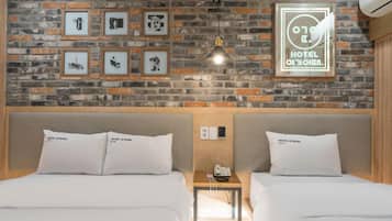 Suite empresarial | 1 habitación, decoración personalizada y muebles diferentes