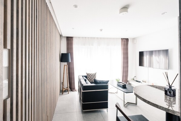 Departamento familiar, varias camas, para no fumadores (401, 501) | 1 habitación, ropa de cama de alta calidad y camas Select Comfort 